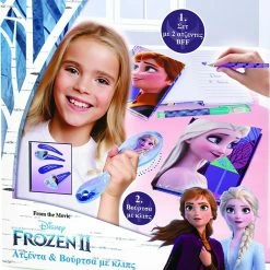 AS το καλό παιχνίδι Ατζέντα Και Βούρτσα Με Κλιπς Frozen 2 (1500-15728)