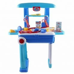 Blue Toys Εργαλειοθήκη Τρόλευ Doctor Playset Με Βαλίτσα Και Αξεσουάρ (MKI983420)