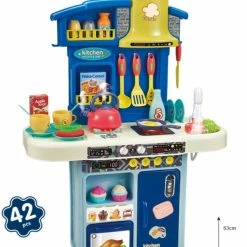 Blue Toys Κουζίνα Deluxe Kitchen Με Φως, Ατμό, Νερό,Ήχους (MKM829174)