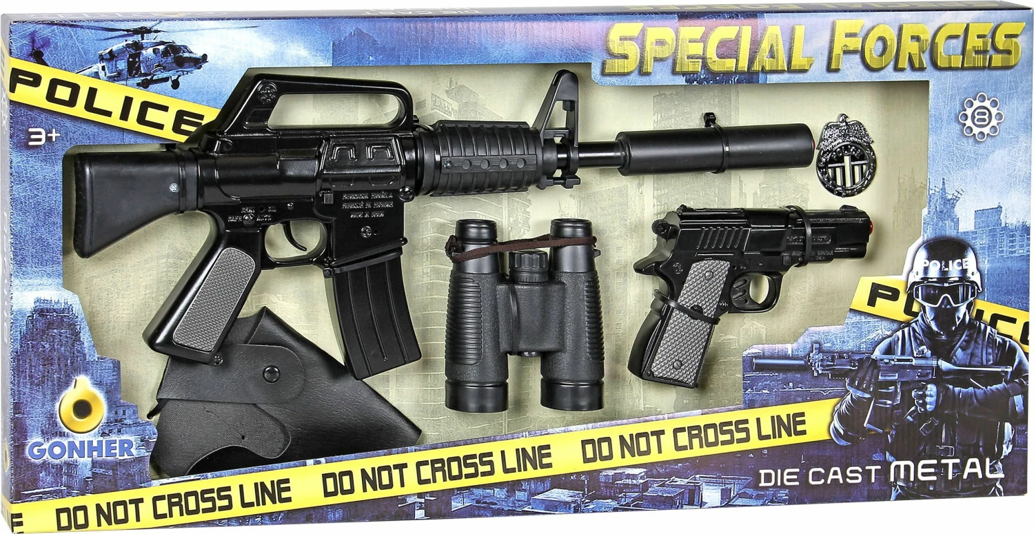 Παιδικό Όπλο Gonher Σετ Ειδικών Δυνάμεων Της Αστυνομίας (446/6)