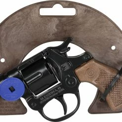 Παιδικό Όπλο Gonher Περίστροφο Αστυνομικού Μαύρο 8σφ (3073/6)