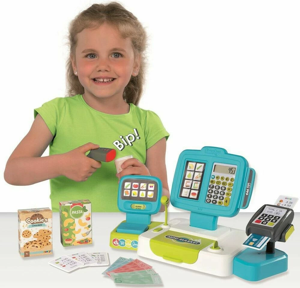 Smoby Μεγάλη Ταμειακή Μηχανή Cash Register (350110) - Image 3