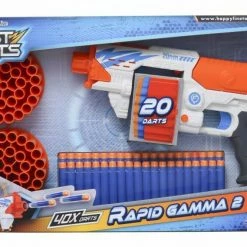 Just Toys Fast Shots Rapid Gamma Set With 40 Foam Darts And Barrils (590075)