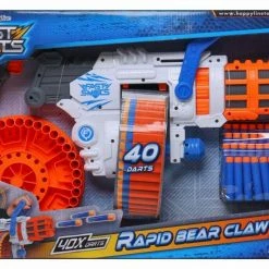 Just Toys Fast Shots Hulk Raider Set With 40 Foam Darts And 1 Barril (590076)