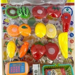 Blue Toys Ταμειακή Μηχανή Με Φρούτα Και Μαχαίρι (MKL071879)