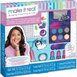 Make It Real- Girl On The Go: Deluxe Cosmetic Set (2463)