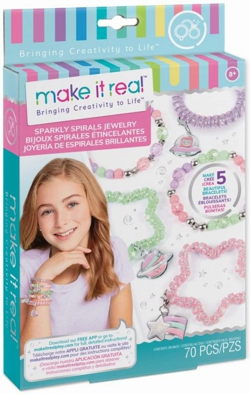 Make It Real- Sparkly Spirals Jewerly (1210)