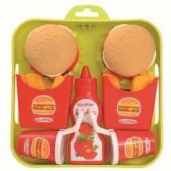 Ecoiffier Παιδικο Σετ Κουζινικων Δισκος Με Χαμπουργκερ (957)