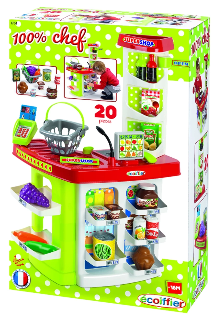 Ecoiffier Supershop Πάγκος Μίνι Μάρκετ Με Ταμείο (1784) - Image 2