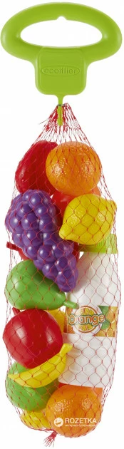 Ecoiffier Δίχτυ Με Φρούτα, Λαχανικά Και Χυμό Πορτοκάλι (954)