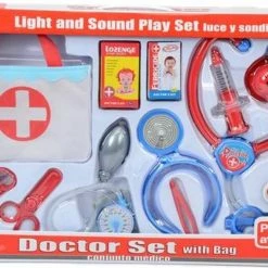 Blue Toys Εργαλεια Ιατρικα Playset Doctor Set Με Τσαντα (MKF591573)