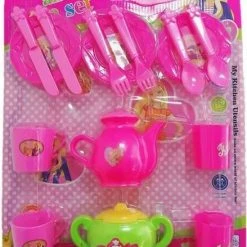 Blue Toys Κουζινικα Καρτελα Σετ Τσαγιου Με Αξεσουαρ (MKG627149)