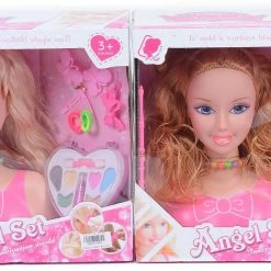 Blue Toys Σετ Ομορφιας Κεφαλι Κουκλας Με Αξεσουαρ (MKK154896)