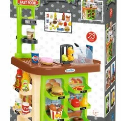 Ecoiffier Fast Food Πάγκος 23 Τεμαχίων (1788)