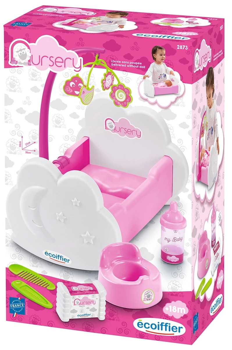 Ecoiffier Κρεβατάκι Κούκλας Με Αξεσουάρ (2873)