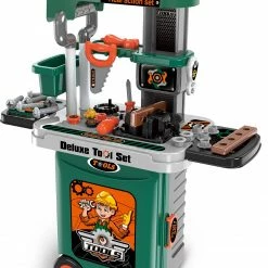 Blue Toys Σετ Εργαλείων 3 Σε 1 – Πάγκος Εργαλειοθήκη Βαλίτσα (MKL132125)