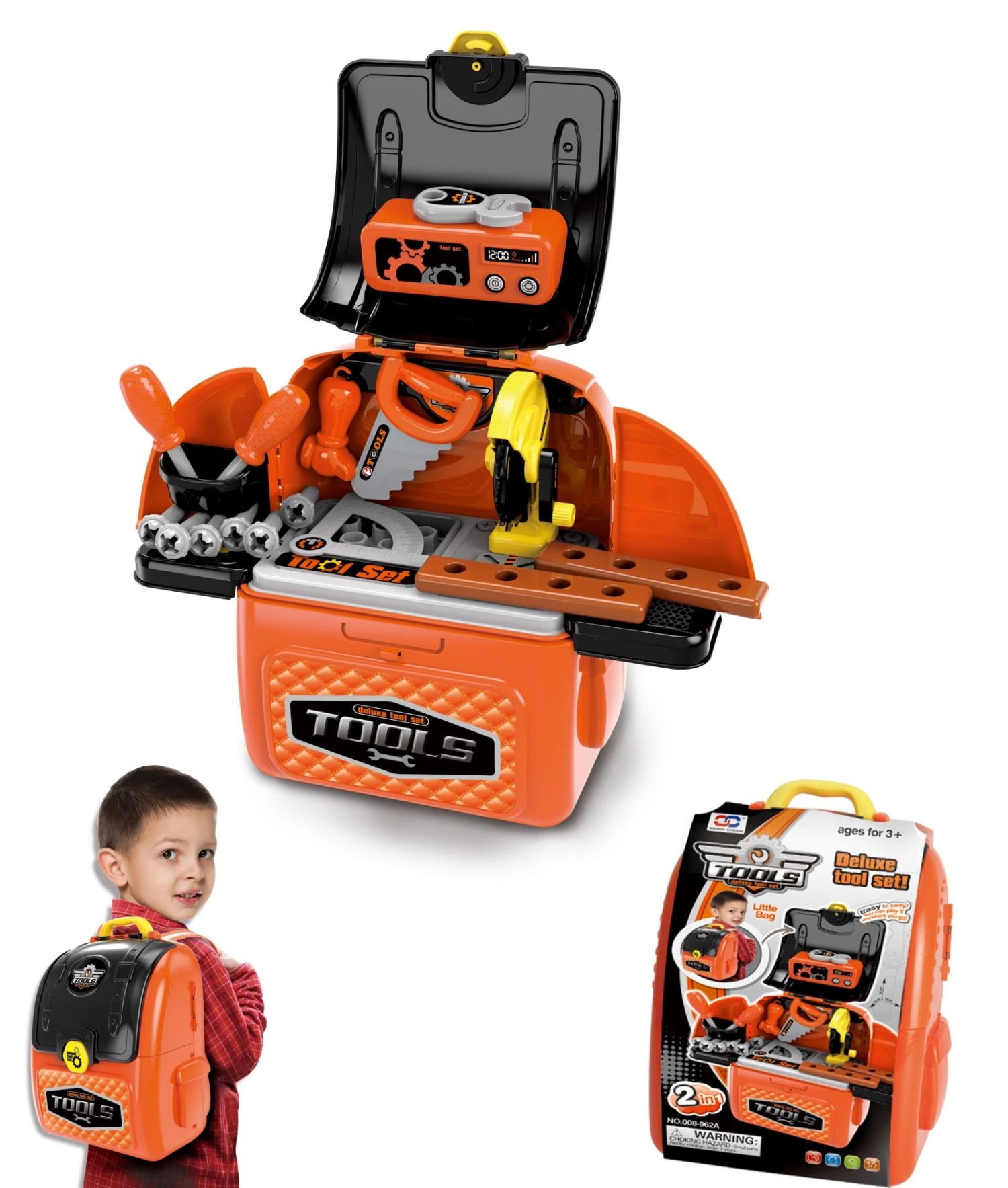 Blue Toys Τσάντα Με Εργαλεία 2 Σε 1 (MKL413969) - Image 2